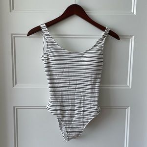 A&F Textured One-Piece Swimsuit